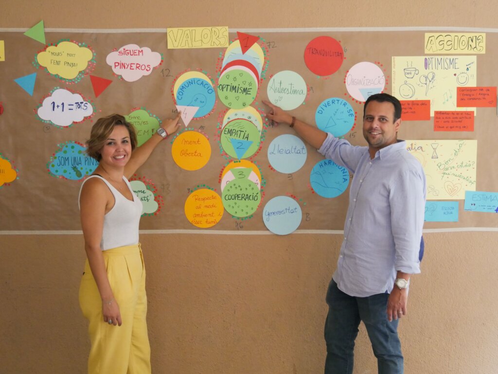 Pere Parés (docent i coach Educatiu) i Carla Mas (Psicologa i formadora)